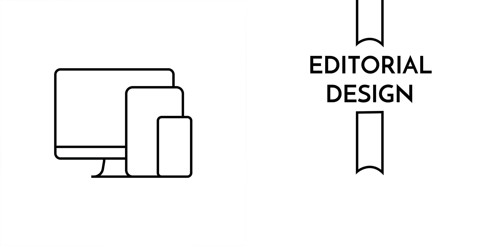 Webdesign Icon und Editorial Design